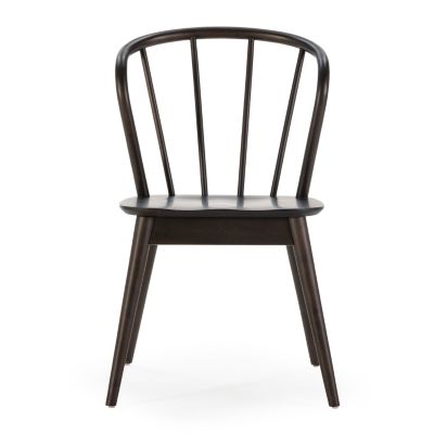 Pack 2 chaises Brisa en bois coleur noir