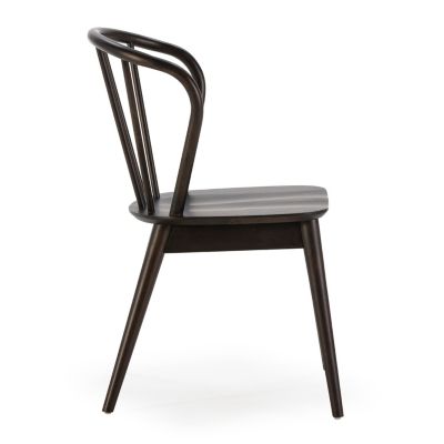 Pack 2 chaises Brisa en bois coleur noir