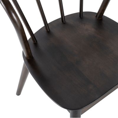 Pack 2 chaises Brisa en bois coleur noir