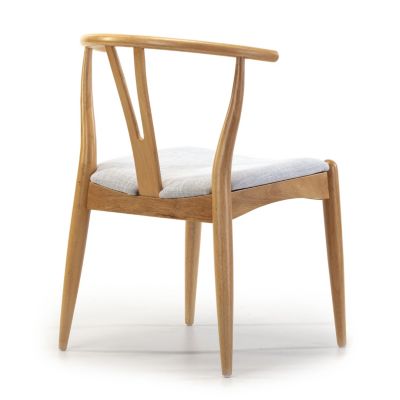 Pack 2 chaises Rustic, Couleur Chêne, Bois Massif, 55 cm x 54,5 cm x 76 cm