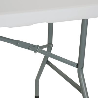 Pack 2 Tables Pliantes de Camping Blanches 122x74cm Thinia Home