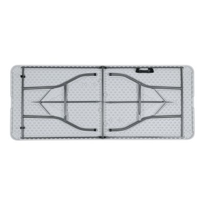 Pack 2 Tables Pliantes Rectangulaires Blanches180x74cm Thinia Home