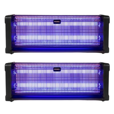 Pack 2x Destructeurs d'insectes Electrique 40W Anti-Moustique 230V ...