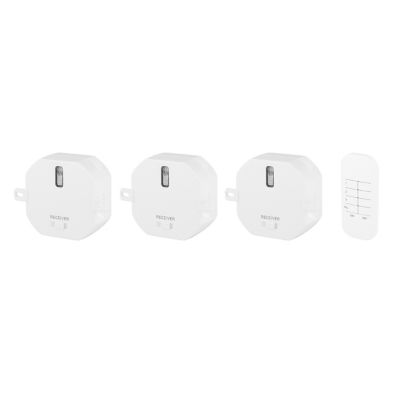 Pack 3 modules + 1 télécommande intérieurs