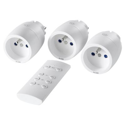 Pack 3 prises + 1 télécommande d'éclairage intérieur 3kW