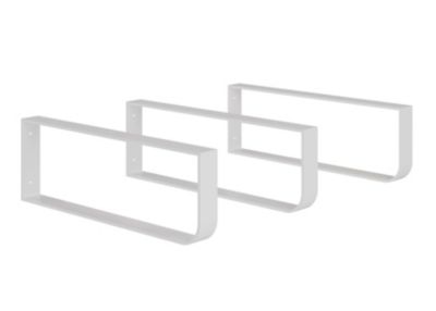 Lot de 3 supports de radiateur réglables pour sèche-serviettes incurvés ou plats, avec accessoires d'installation