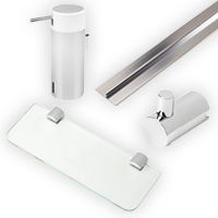 Pack 4 accessoires salle de bains FixMi, Mat Inter Bilbao