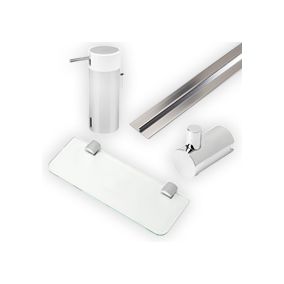 Pack 4 accessoires salle de bains FixMi, Mat Inter Bilbao