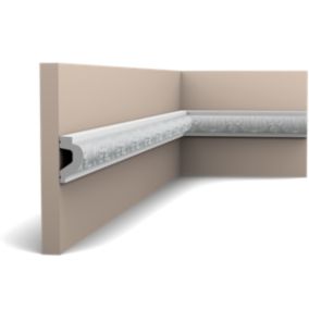 Pack 4 mètres P3020 Cimaise murale Orac x Cimaises-et-plus - 6x3,2x200cm (h x p x L) - moulure décorative polyuréthane