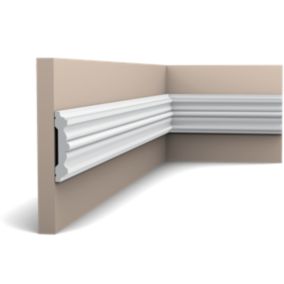 Pack 4 mètres P9020 Cimaise murale Orac x Cimaises-et-plus - 9,5x2x200cm (h x p x L) - moulure décorative polyuréthane