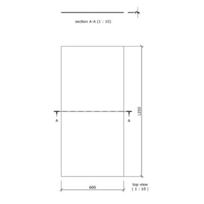 Pack 4 panneaux de construction Wedi 125 x 60 x 0,4 cm