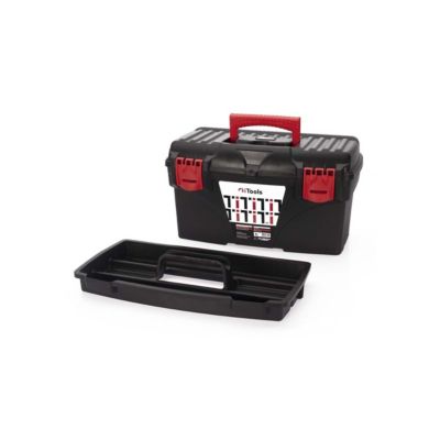 Pack 5 outils ITOOLS meuleuse + perceuse + visseuse + scie circulaire + scie sauteuse et Boite à outils Itools 18'