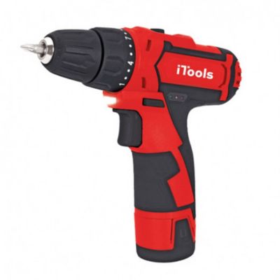 Pack 5 outils ITOOLS meuleuse + perceuse + visseuse + scie circulaire + scie sauteuse et Boite à outils Itools 18'
