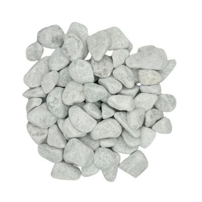 PACK 500kg Galet de Marbre Blanc de Carrare 15/25 mm (20 Sacs x 25kg) - Livraison STANDARD