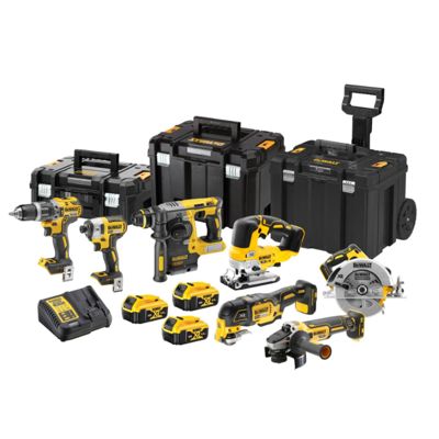 Pack 7 outils 18V -3x5,0 Ah- dans 3 coffrets TSTAK - DEWALT DCK755P3T