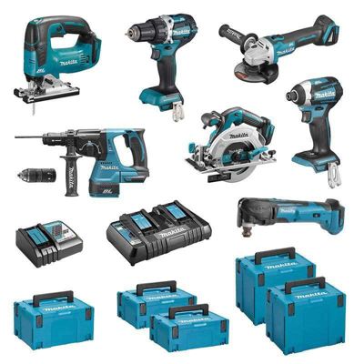 Pack 7 Outils Makita Dlx7014ptj 18v (5 X 5ah)