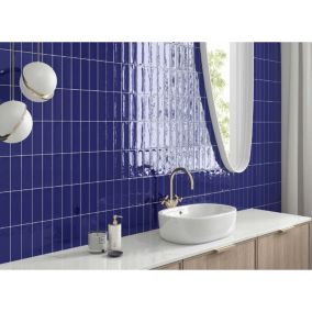 PACK 9,9 M2. Altea Cobalt Série Revêtement Porcelanique Premium 5x15 cm.
