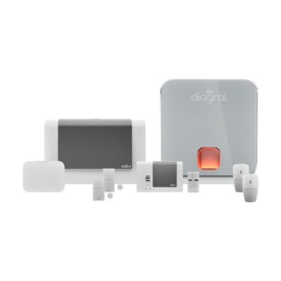 Pack alarme Diagral Précision sirène DIAG03CSF + Détecteur d'ouverture DIAG39APX + Télécommande multifonction AL41ACK