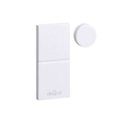 Pack alarme Diagral Précision sirène DIAG03CSF + Détecteur d'ouverture DIAG39APX + Télécommande multifonction AL41ACK