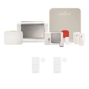 Pack alarme Diagral Précision sirène DIAG03CSF et 2 détecteurs d'ouverture miniature DIAG39APX
