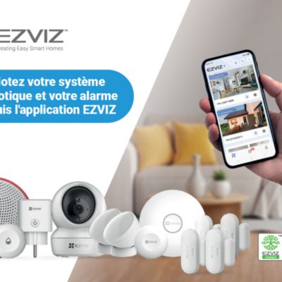Pack alarme et contrôle domotique Ezviz Matter