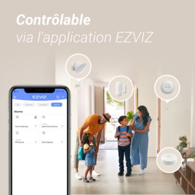 Pack alarme et contrôle domotique Ezviz Matter