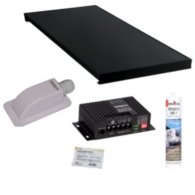 Pack  ALL BLACK Panneau Solaire 190W + Régulateur solaire  MPPT20 ANTARION