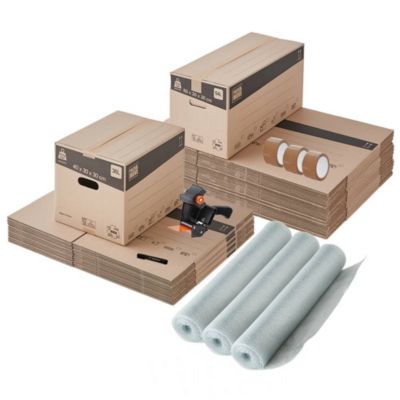 Pack and Move - Kit déménagement T4/T5 + marqueur noir et 3 adhésifs offerts