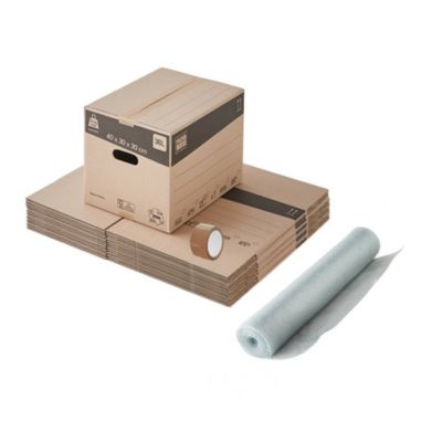 Pack and Move - Kit déménagement étudiant + 1 adhésif offert