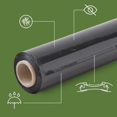 Pack And Move - Lot 2 Rouleaux Film Étirable - 300 M - Noir - Film ...