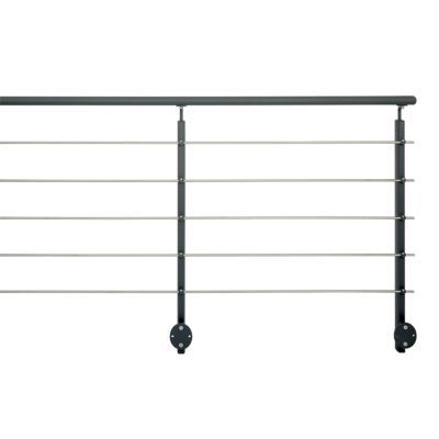 Pack balustrade Inoline black latéral