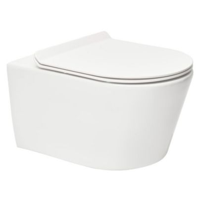 Pack Bati-support Geberit 112cm + WC sans bride SAT Brevis + Abattant ultra-fin