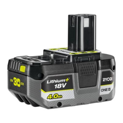 Pack batterie 4,0 Ah 18 V One+ Lithium + chargeur 2 A