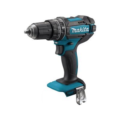 Pack cadeau Perceuse visseuse à percussion Makita 18V 62Nm DHP482 + 1 batt 3 Ah + 30 embouts de vissage + 18 forets D-46202