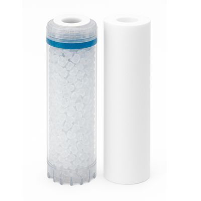 Pack cartouches polyphosphate et anti-sédiments 9'' 3/4 filtre à eau sous évier - 20 µm