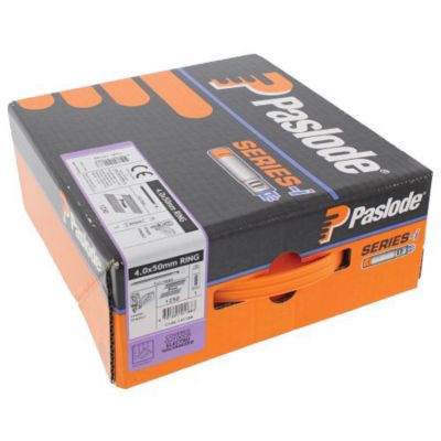 Pack clous crantés galvanisés Hard n'Safe 4x50mm pack 1250 - SPIT PASLODE - 141188