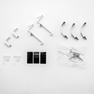 Pack éco de 2 stores Jour Nuit Blanc H 150 cm x L 52 cm sans perçage