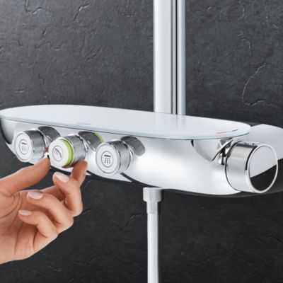 Pack colonne douche Grohe Rainshower System SmartControl 360 DUO  + Nettoyant GroheClean