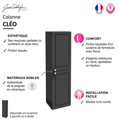 Pack console JACOB DELAFON Cléo 1889 3 trous