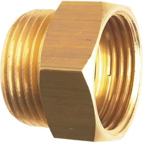 PACK de 10 mamelons égaux en laiton a visser mâle/femelle pour installation de plomberie chauffage sanitaire diamètre 1/2" (15x21)