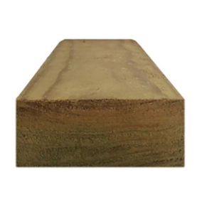 Pack de 10 planches en bois de pin traité 5X3X200 cm