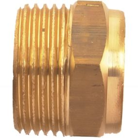 PACK de 10 réductions laiton a visser mâle/femelle installation plomberie chauffage diamètre 3/4" (20x27) femelle 1/2" (15x21)