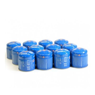 Pack de 12 Cartouches gaz 190g butane perçable sécurité stop-gaz VITO