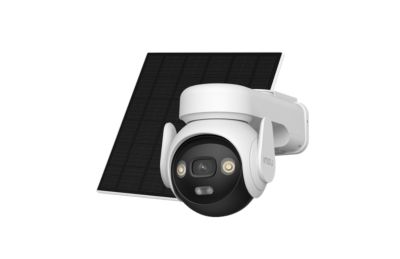 Pack de 2 kits caméra 3K rotative AOV – énergie solaire + 2 cartes SD Imou