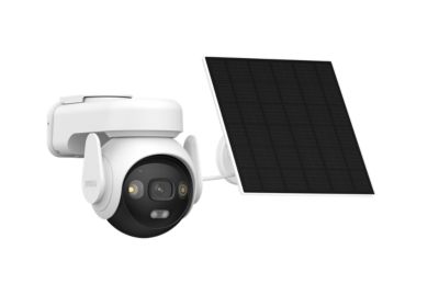 Pack de 2 kits caméra 3K rotative AOV – énergie solaire + 2 cartes SD Imou