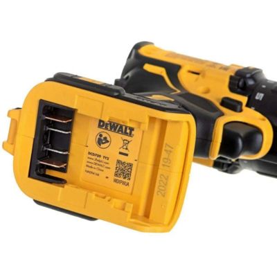 Pack de 2 outils 18V (DCD709/DCF809) + 2 batteries 4Ah + chargeur en coffret DT70708 T-STAK DEWALT DCK2062M2T