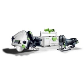 Pack de 2 outils de sciage 18V (sans batterie ni chargeur) + coffret SYSTAINER - FESTOOL - 578023