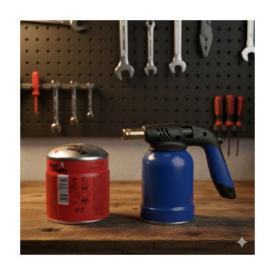 Pack de 24 Cartouches de gaz 190g Perçable Butane Propane Sécurité stop-gaz ALPENTECH
