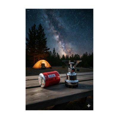 Pack de 24 Cartouches de gaz 190g Perçable Butane Propane Sécurité stop-gaz ALPENTECH