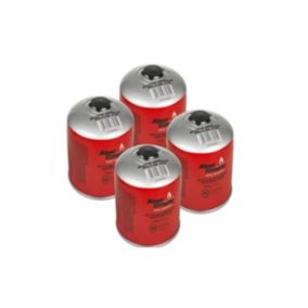 Pack de 4 Cartouches de gaz 500gr Butane/Propane MIX Gaz camping Appareils à gaz ALPENTECH